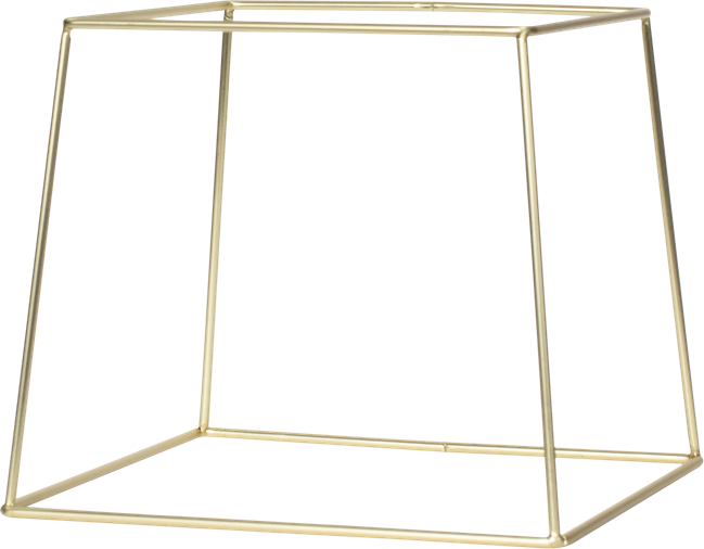 Plate Stand - Square Gold